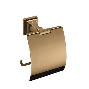бумагодержатель colombo design portofino b3291.bronze с крышкой, бронза