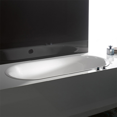 ванна bette lux oval 3467-000 plus 1900х900 мм шумоизоляция, антигрязевое покрытие, белый
