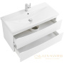 тумба под раковину belbagno marino-cer marino-cer-1000-2c-so-bo-p 100 см подвесная, bianco opaco