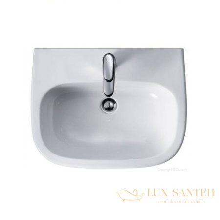раковина duravit d-code 23106500002 650х500 мм, белый