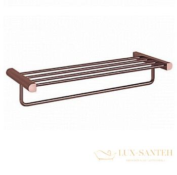 полотенцедержатель-кольцо gessi rilievo 59407.030 60 см, copper pvd