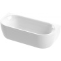 акриловая ванна cezares metauro metauro-wall-180-80-40-w37 180x80 без гидромассажа, белый
