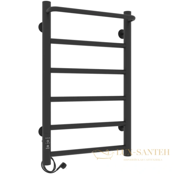 полотенцесушитель с/т laris прайм чкч п6 400/600 левый тэн черный матовый 73207592