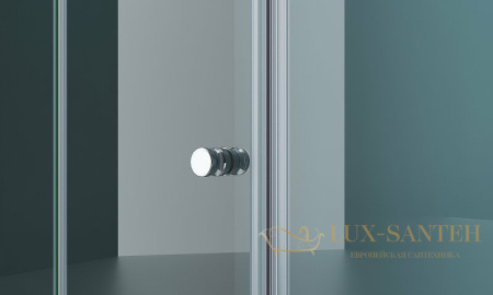 душевая дверь belbagno albano albano-bs-13-60+80-c-cr 140 см профиль хром, стекло прозрачное 