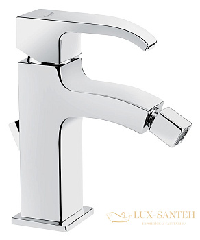 однорычажный смеситель emmevi niagara 74004/crs для биде с донным клапаном, зачищенный хром