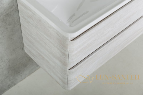 тумба под раковину belbagno acqua acqua-900-2c-so-rvb подвесная, rovere vintage bianco