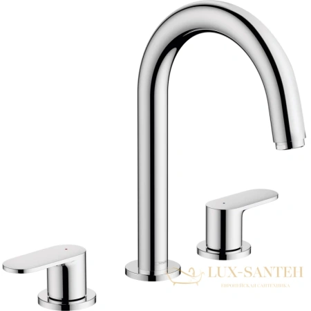 смеситель для раковины hansgrohe vernis blend 71553000, хром