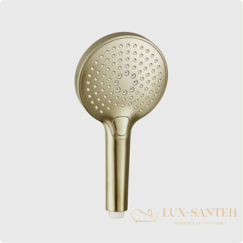 ручной душ ø120 мм, aquame aqm8510bg, 3 режима, золото брашированное