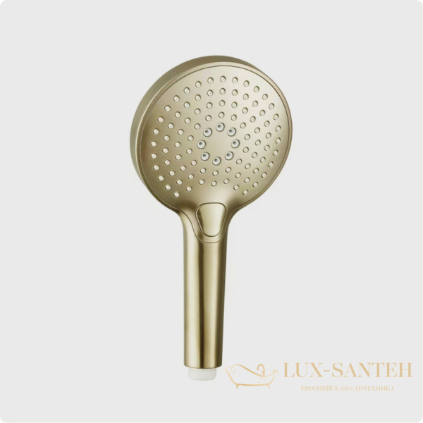 ручной душ ø120 мм, aquame aqm8510bg, 3 режима, золото брашированное
