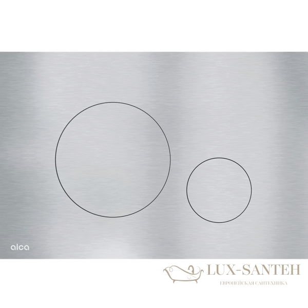 кнопка управления alcaplast flat металл–матовый turn inox