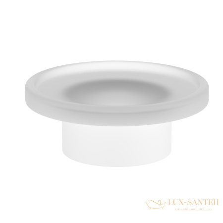 мыльница настольаня timo saona 13221/16, белый матовый