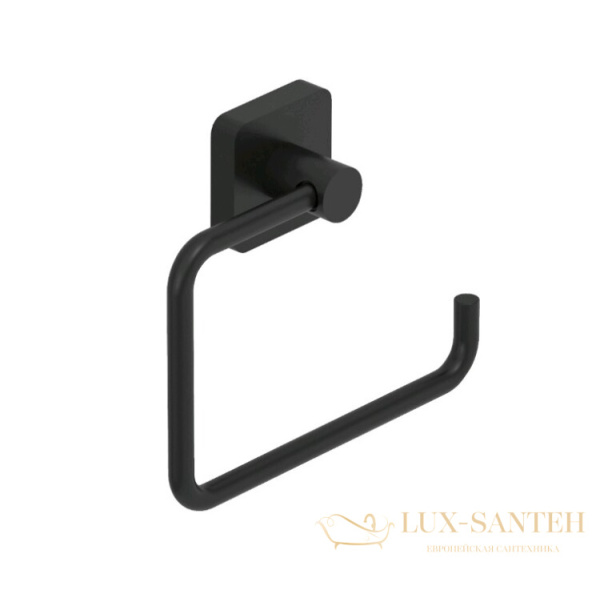 держатель для туалетной бумаги с полкой для телефона  kludi vela s, 2598239, черный матовый