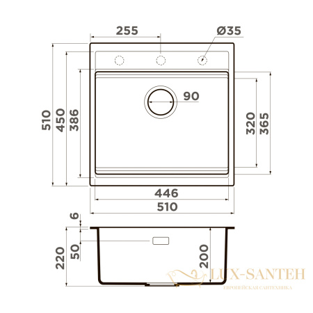 кухонная мойка omoikiri kitagawa 51-az 4993832 artceramic, бирюзовый