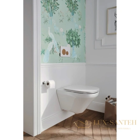 комплект jacob delafon modern life e21776ru-00: подвесной унитаз e77725-0 + e77168-0 + система инсталляции e29025-nf + e4316-cp, белый