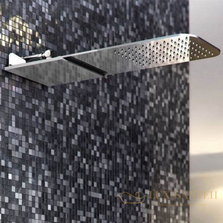 верхний душ  120х200 мм fima carlo frattini showerhead f2347cr, 2 режима, хром