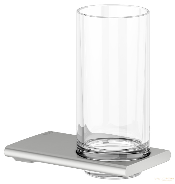 стакан хрустальный для зубных щеток подвесной keuco edition 400, 11550219000, нержавеющая сталь шлифованная