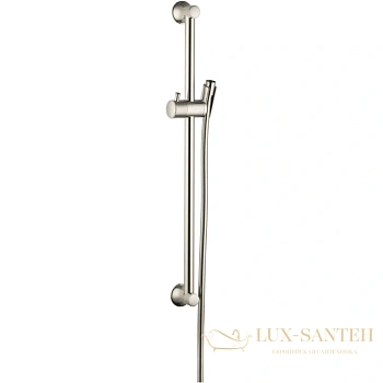 душевая штанга hansgrohe unica 27617820 65 см, шлифованный никель