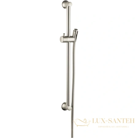 душевая штанга hansgrohe unica 27617820 65 см, шлифованный никель