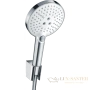 душевой набор hansgrohe raindance select s 120 26721400 с держателем и шлангом 160 см, белый/хром