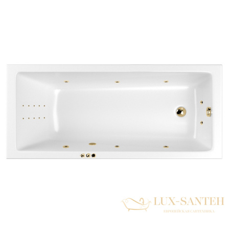 ванна whitecross wave slim 160x80 "smart nano", 0111.160080.100.smartnano.gl, белый