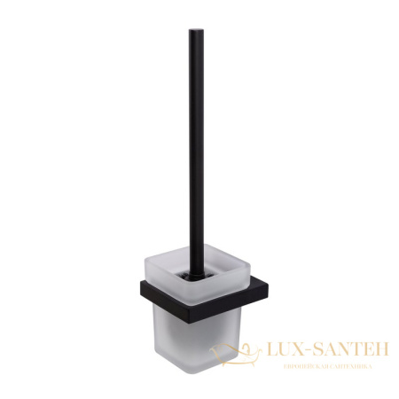 ершик для унитаза cezares slider-tbs-v-nop1, черный матовый