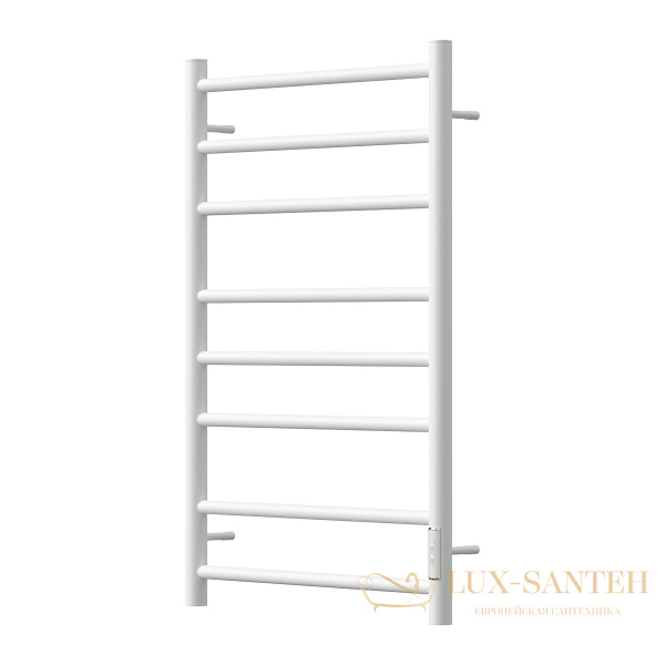 полотенцесушитель 500x800 электрический point аврора pn10858w п8 диммер справа, белый