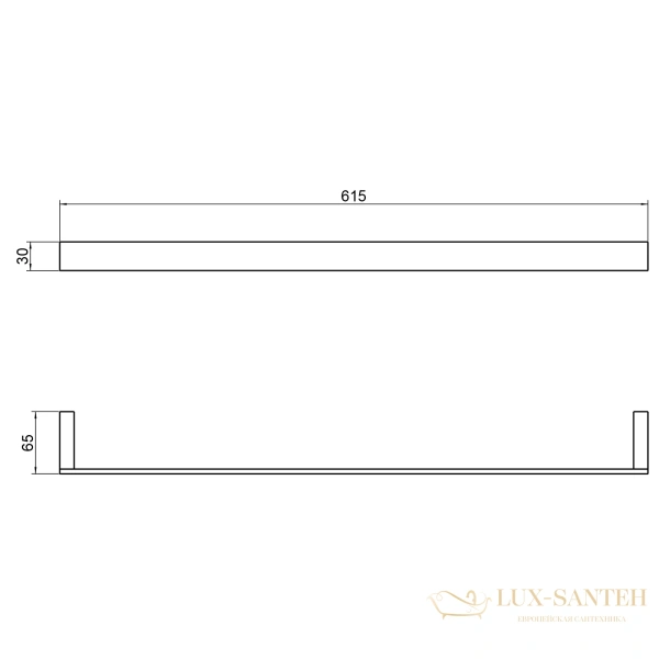 полотенцедержатель timo petruma 15253/18, черное золото