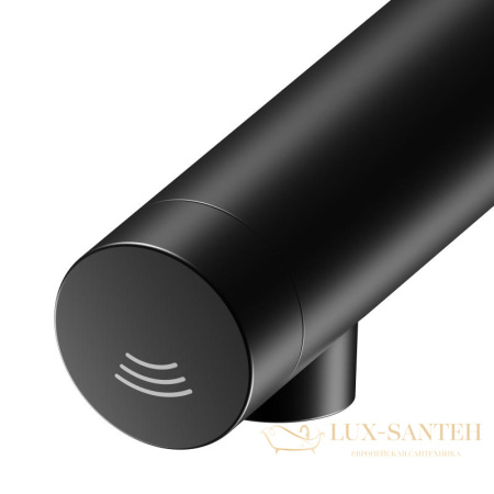 сенсорный смеситель для умывальника для встраиваемого монтажа dn 15 keuco ixmo, 59517371102, 252 мм, черный матовый (ral 9011)