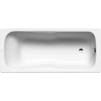 стальная ванна kaldewei dyna set 226630003001 624 150х75 см с покрытием anti-slip и easy-clean, альпийский белый 