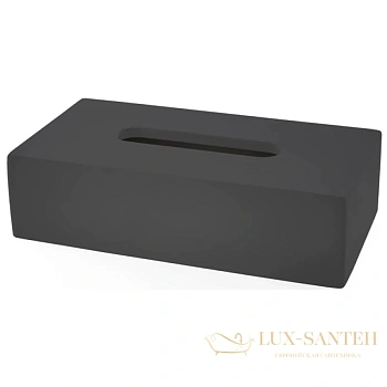контейнер для бумажных салфеток 3sc mood mn70a, черный матовый
