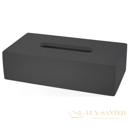 контейнер для бумажных салфеток 3sc mood mn70a, черный матовый