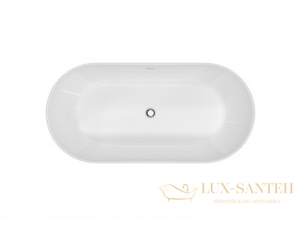 акриловая ванна belbagno bb306-1785 178х84 без гидромассажа, белый