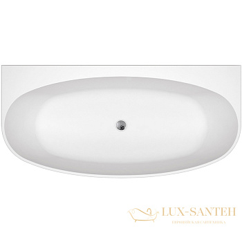 акриловая ванна belbagno bb83-1700-w0 170x80 без гидромассажа, белый