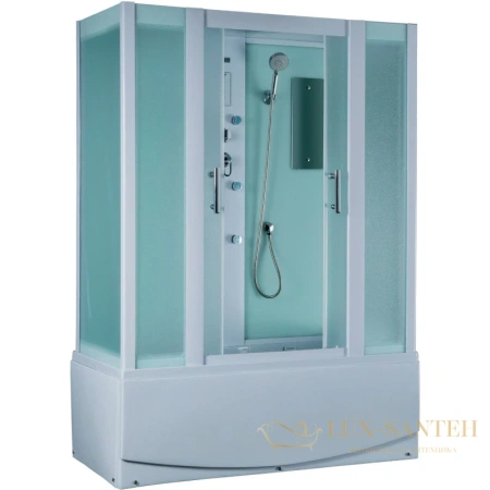 душевая кабина timo eco te-0750 148x80x218 см, стекло матовое