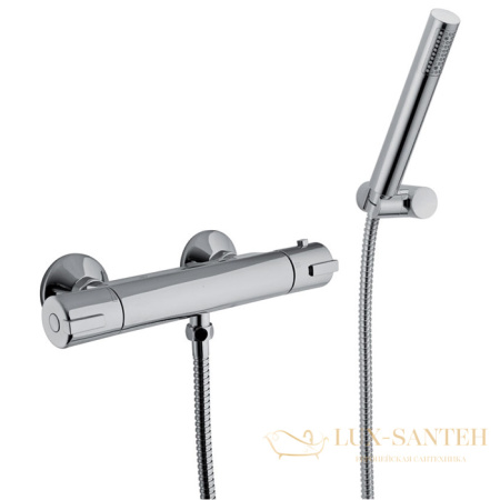 термостат для душа fima carlo frattini fimatherm, f4095cr, с душевым комплектом, хром