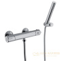 термостат для душа fima carlo frattini fimatherm, f4095cr, с душевым комплектом, хром
