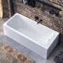 излив villeroy & boch architectura square tvt125002000k5 для ванны, черный матовый