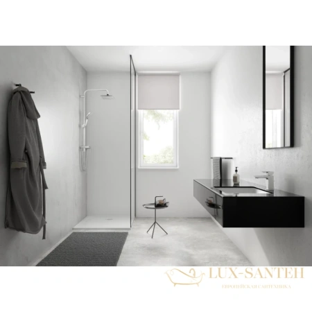 душевая стойка hansgrohe vernis shape showerpipe 230 1jet reno 26282000, хром