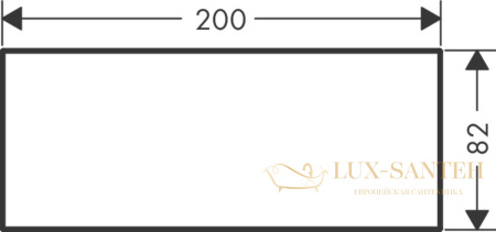 панель axor myedition 245 металл, 47900000, стекло зеркальное