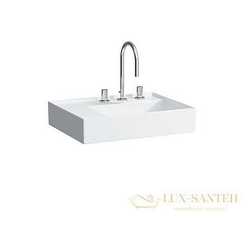 раковина laufen kartell by 8.1033.5.000.158.1 универсальная 60 см, белый глянцевый
