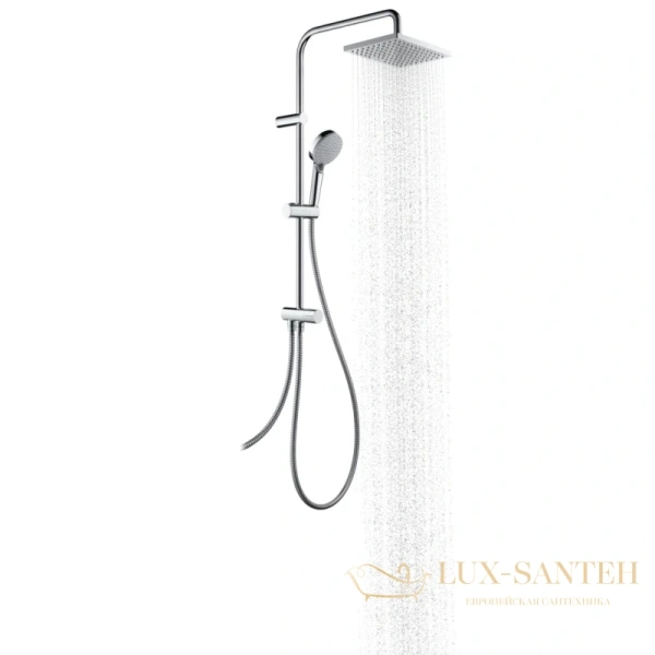 душевая стойка hansgrohe vernis shape showerpipe 230 1jet reno 26282000, хром