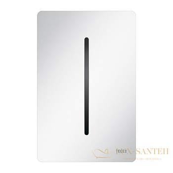 панель смыва писсуара tece tecefilo-solid из нержавеющей стали, питание от сети 230 в белый глянцевый 9242032