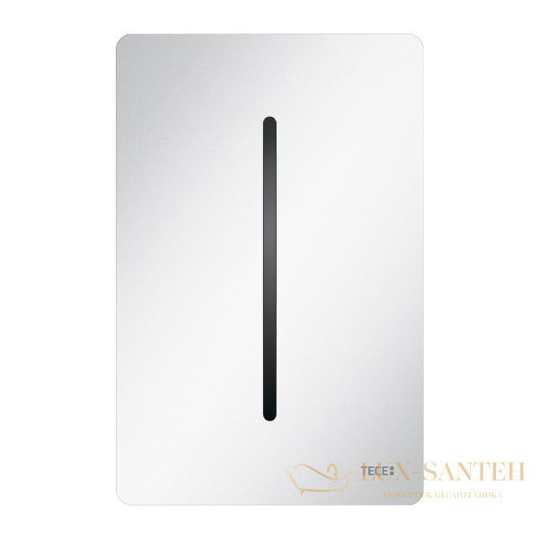 панель смыва писсуара tece tecefilo-solid из нержавеющей стали, питание от сети 230 в белый глянцевый 9242032
