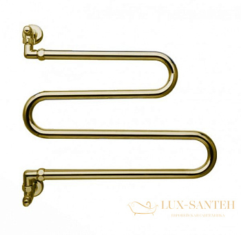 полотенцесушитель водяной margaroli vento 406ob, высота 42 см, ширина 50 см, состаренная бронза