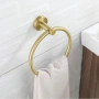 полотенцедержатель-кольцо rea mist rea-80029, золотой