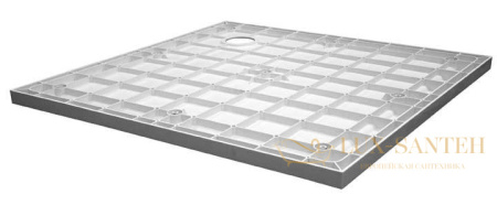 каркас с ножками для smc поддона cezares tray-m-ah-100/90-ml, хром