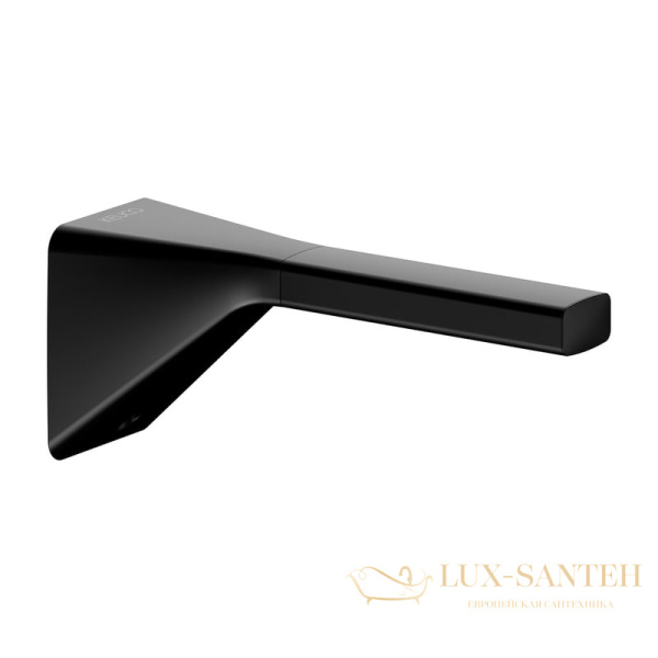 держатель запасного рулона туалетной бумаги keuco aveno 14663370000, с клеевым набором, черный матовый