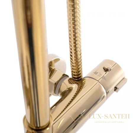 душевая система rea bliss rea-p8806 200 мм, золотой