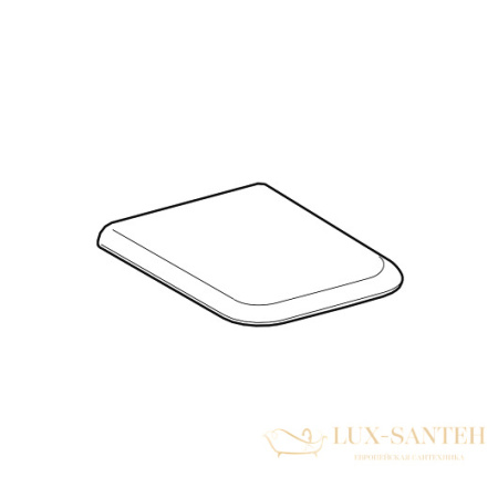 сиденье geberit myday 575410000 с крышкой с механизмом плавного закрывания, белый