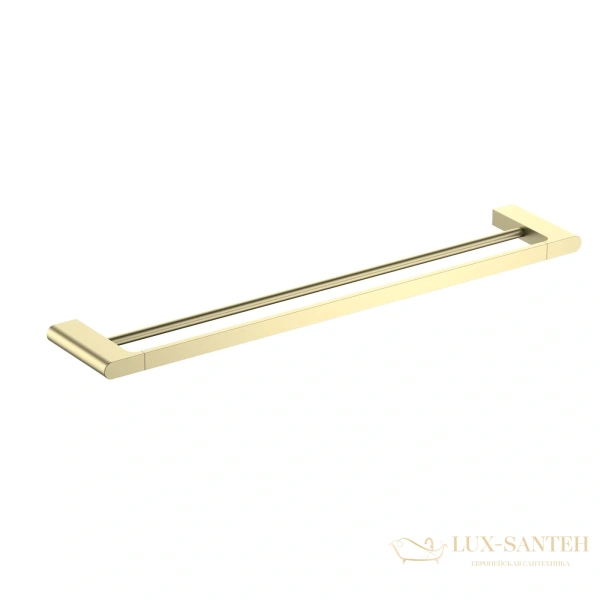 полотенцедержатель двойной timo luiro 18456/17, золото матовое